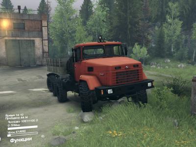 Мод Краз-7140 версия 1.1 для SpinTires (v2014)