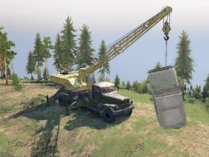 Мод Краз-257 Автокран КС-4561 версия 1.0 для SpinTires (v03.03.16)