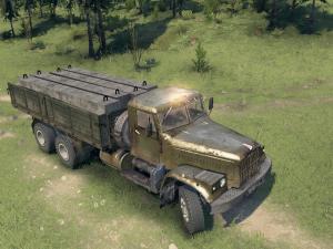 Мод Краз-257 Автокран КС-4561 версия 1.0 для SpinTires (v03.03.16)