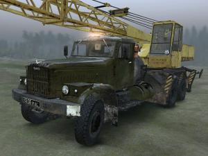 Мод Краз-257 Автокран КС-4561 версия 1.1 для SpinTires (v03.03.16)