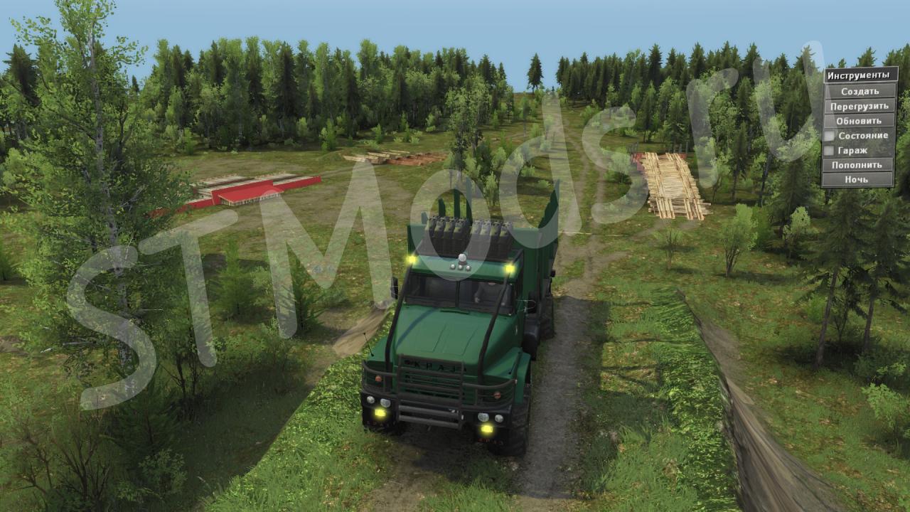 Скачать мод Краз-260 4x4 «ARMATA» версия 28.09.2018 для SpinTires  (v03.03.16)