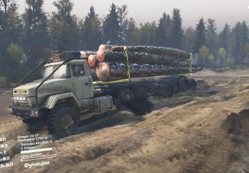 Мод КрАЗ-6322 версия 1.5 для SpinTires (v03.03.16)