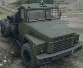 Мод КрАЗ - 260 версия 1 для SpinTires (v2014)