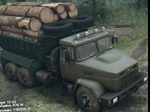 Мод КрАЗ - 6322 версия 1 для SpinTires (v2014)