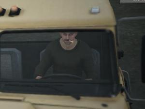 Мод Курящий водитель версия 2 для SpinTires (v03.03.16)