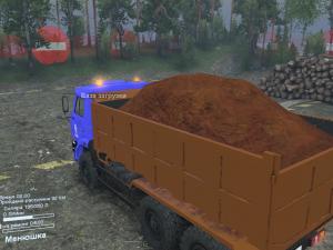 Мод Кузов-самосвал для Камаз-6520/6522 версия 1 для SpinTires (v03.03.16)