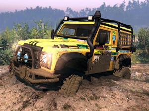 Мод Land Rover Defender 90 версия 01.05.17 для SpinTires (v03.03.16)