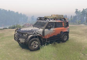 Мод LandRover Defender 110 версия 1 для SpinTires (v03.03.16)