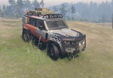 Мод LandRover Defender 110 версия 1 для SpinTires (v03.03.16)
