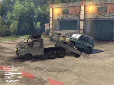 Мод ЛуАЗ 13021 6x6 версия 0.2 для SpinTires (v2014)