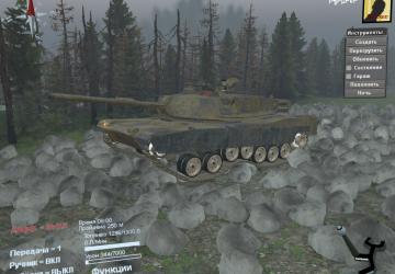 Мод M1 Abrams - Переделка версия 1 для SpinTires (v03.03.16-1.7.1)