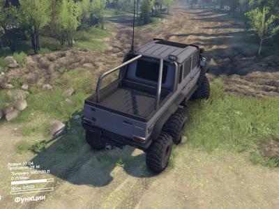 Мод Mercedes-Benz G63 AMG 6X6 версия 1.0 для SpinTires (v2014)