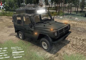 Мод Mercedes-Benz Gelandewagen 240 «Неизвестный» v1.0 для SpinTires (v03.03.16)