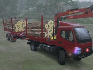 Мод Mitsubishi Fuso Canter SV версия 1.1 для SpinTires (v03.03.16)