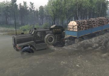 Мод MRAP «Cougar» 4x4 версия 1 для SpinTires (v03.03.16)