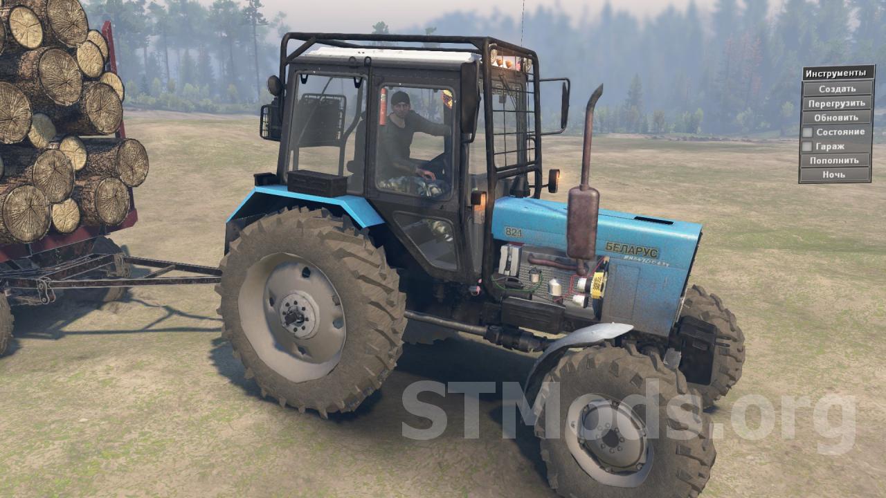 Скачать мод МТЗ 82.1 версия 1 для SpinTires (v03.03.16 и выше)