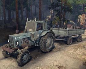 Мод МТЗ-82 «Беларус» образца 1985 года версия beta для SpinTires (v2014)