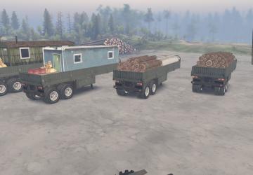 Мод Набор прицепов для Spintires версия 1 для SpinTires (v03.03.16 и выше)