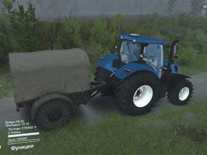 Мод New Holland T6.160 версия 1.0 для SpinTires (v25.12.15)