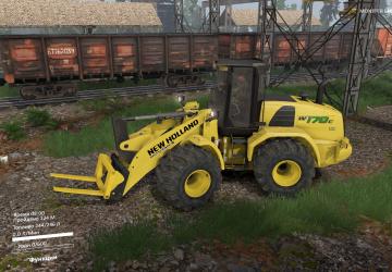 Мод New Holland W170C Industrial версия v1.5 для SpinTires (v03.03.16 - v1.7.1)