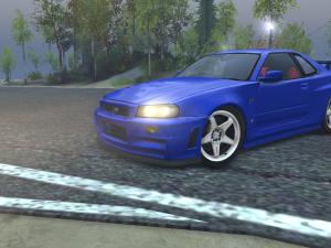 Мод Nissan R34 NISMO Skyline GT-R Z-Tune версия 1.0 для SpinTires (v2014)