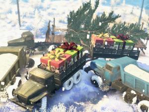 Мод Новогодние грузы версия 1.0 для SpinTires (v03.03.16)