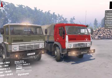 Мод Пак Камаз 5410 замена дефолта версия 1.0 для SpinTires (v03.03.16)