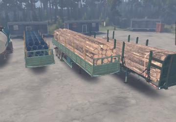 Мод Пак прицепов и полуприцепов версия 1 для SpinTires (v03.03.16 и выше)