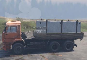 Мод Платформы и прицепы, полуприцепы Камаз версия 1 для SpinTires (v03.03.16)