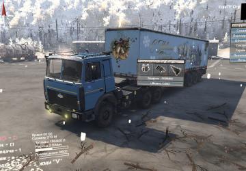 Мод Полуприцеп «Новогодний» версия 1.0 для SpinTires (v03.03.16)