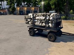 Мод Прицеп от Урал-43206М SCOUT версия 1 для SpinTires (v03.03.16)