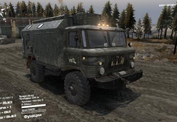 Мод Скины для Газ-66 версия 1.0 для SpinTires (v03.03.16)