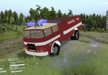 Мод Skoda-Liaz 706 RT Firetruck версия 1.1 для SpinTires (v03.03.16)