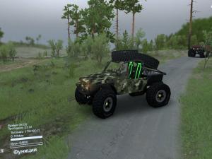 Мод Suzuki Samurai Crawler 1995 версия 11.03.16 для SpinTires (v03.03.16)