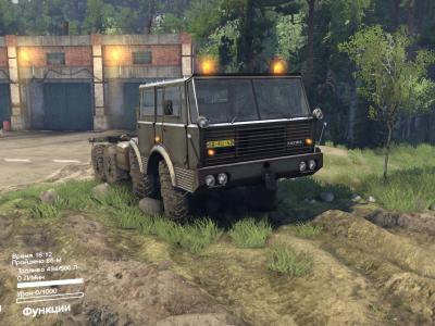 Мод Tatra 813 8x8 KOLOS версия 1.1 для SpinTires (v2014)