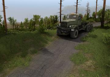 Мод Текстура асфальтового покрытия версия 1 для SpinTires (v1.7.1 (03.03.16))