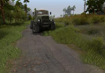 Мод Текстура асфальтового покрытия версия 1 для SpinTires (v1.7.1 (03.03.16))