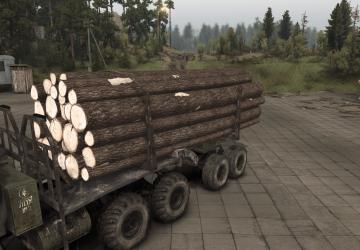 Мод Текстура брёвен версия 1.0 для SpinTires (v1.3.7)