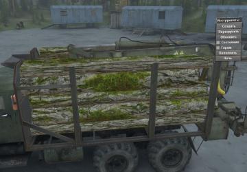 Мод Текстура бревен с мохом версия 1.0 для SpinTires (v03.03.16)