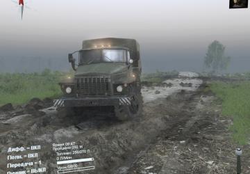 Мод Текстура для двухполосной асфальтовой дороги v1.0 для SpinTires (v03.03.16)