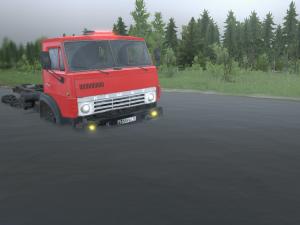 Мод Текстура для КамАЗ-5510z «Красная» версия 1.0 для SpinTires (v03.03.16)