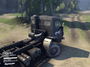 Мод Текстура кабины КамАЗ-43101 (серый цвет) версия 2.0 для SpinTires (v2014)