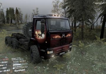 Мод Текстура Камаз-6520/6522 версия 1 для SpinTires (v03.03.16)