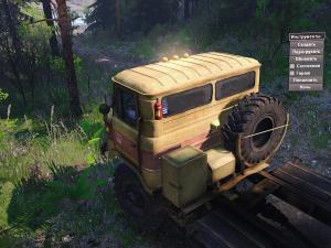 Мод Текстура «КироГаз» для Газ-66 версия 1.0 для SpinTires (v03.03.16)