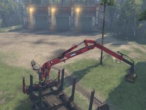 Мод Текстура манипулятора красная версия 1.0 для SpinTires (v03.03.16)