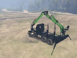 Мод Текстура манипулятора зелёная версия 1.0 для SpinTires (v03.03.16)