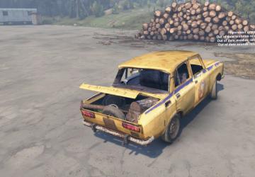 Мод Текстура Милиция СССР для москвич-2140 для SpinTires (v03.03.16)