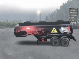 Мод Текстура полуприцепа-цистерны «Свежая кровь» v1.0 для SpinTires (v03.03.16)