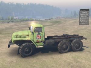 Мод Текстура Урал-4320 салатовая версия 1.0 для SpinTires (v03.03.16)