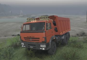 Мод Текстуры для KAmaZ 6520 - Переработка версия 1 для SpinTires (v03.03.16 и выше)